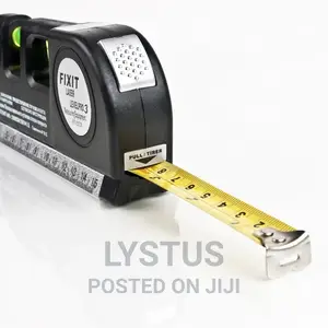 Multifunctional 3 in 1 Laser Spirit Level Plum With 8ft Tape
