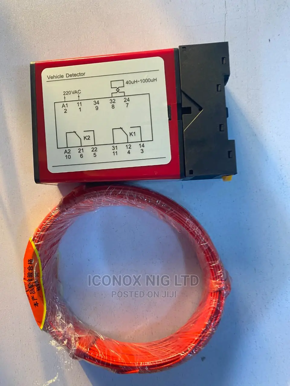 Boom Barrier Loop Detector 1ch And 40meter Wire Park Systemp