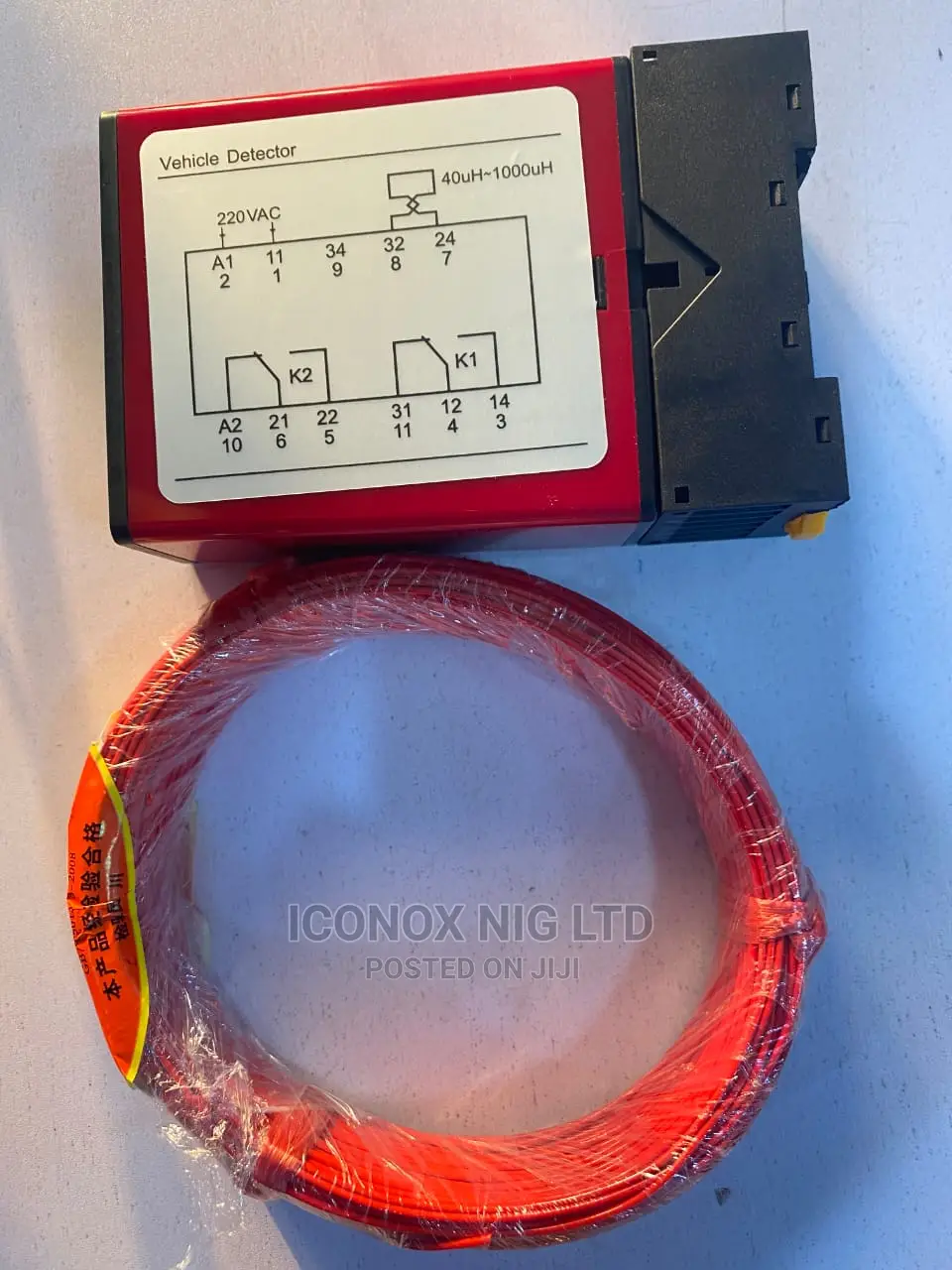 Boom Barrier Loop Detector 1ch And 40meter Wire Park Systemp