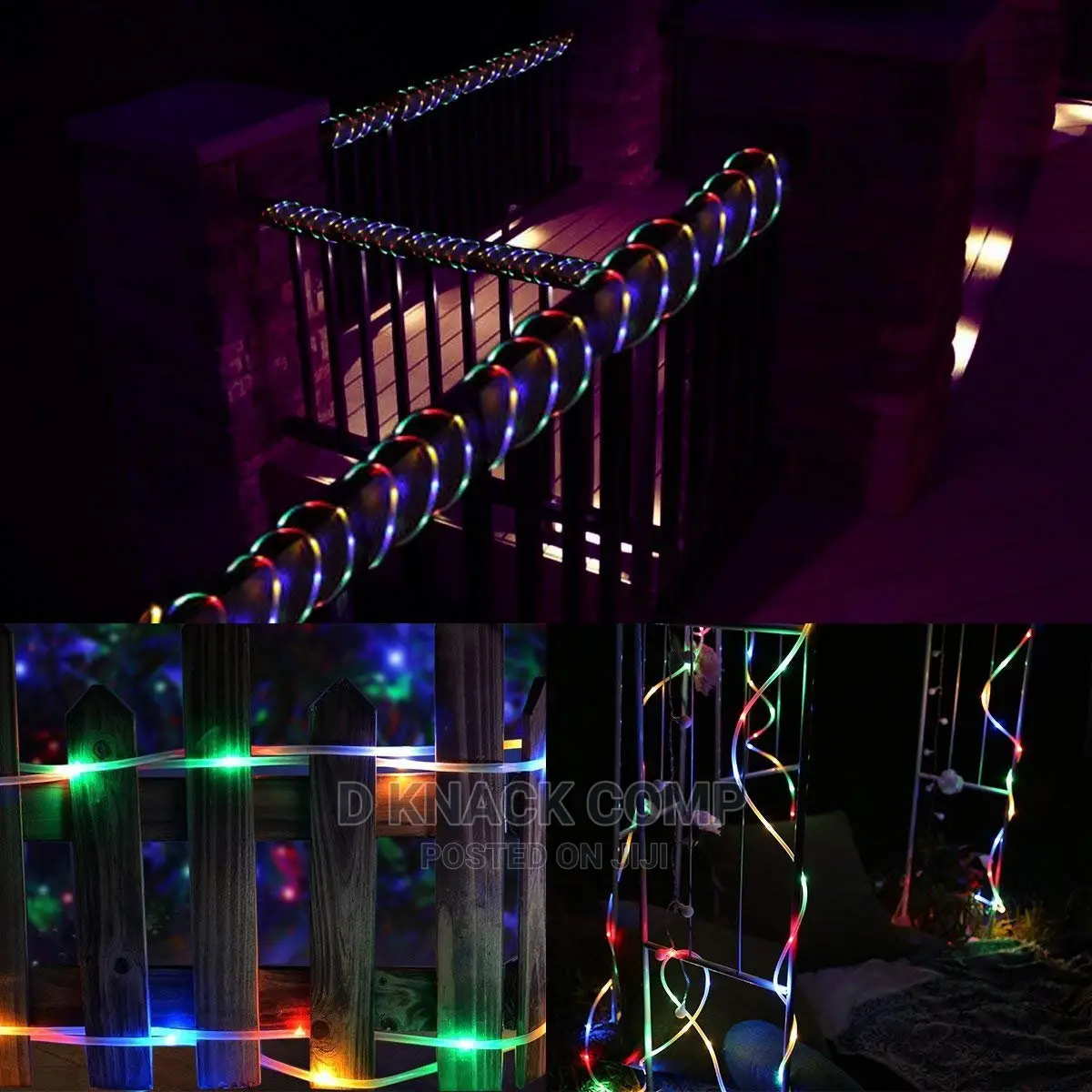 USB Tube Light String 10 Meters 100 Multicoloured Rope Light