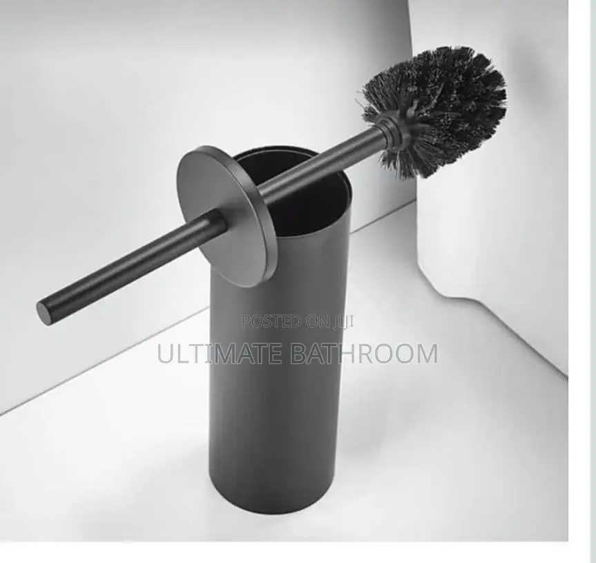 Black Wall Mounted Toilet Brush
