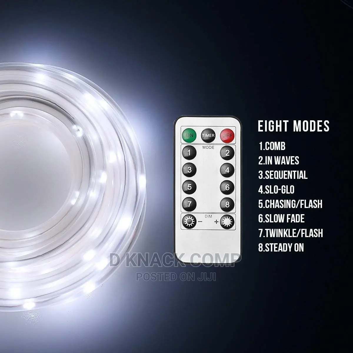 USB Tube Light String 10 Meters 100 Lights