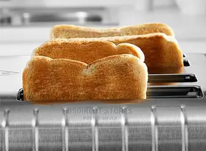 George Home RED Stainless Steel 4 Slice Deep Slots Toaster