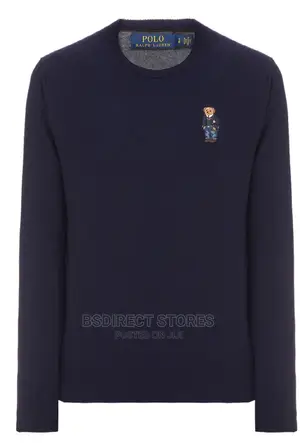 POLO RALPH LAUREN Polo Bear Chest Embroidery Wool Dweater