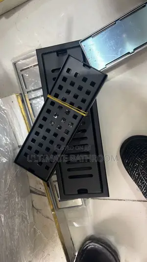 20cm Black Floor Drain