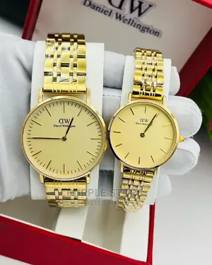 Photo - Daniel Wellington Couples Gold Wristwatch