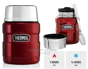 Thermos RED Stainless Steel Insulated King Food Flask