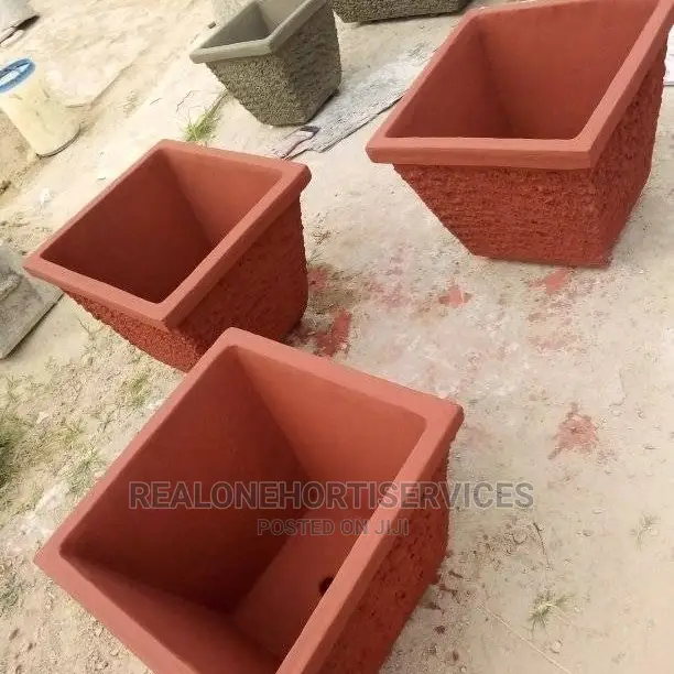 Durable Designed Concrete Planter