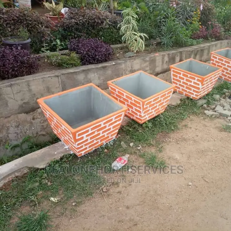 Durable Designed Concrete Planter