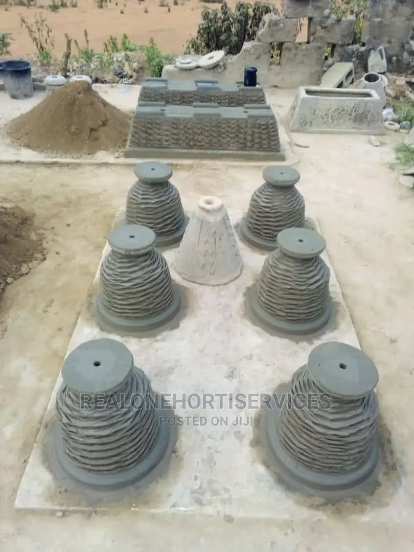 Durable Designed Concrete Planter