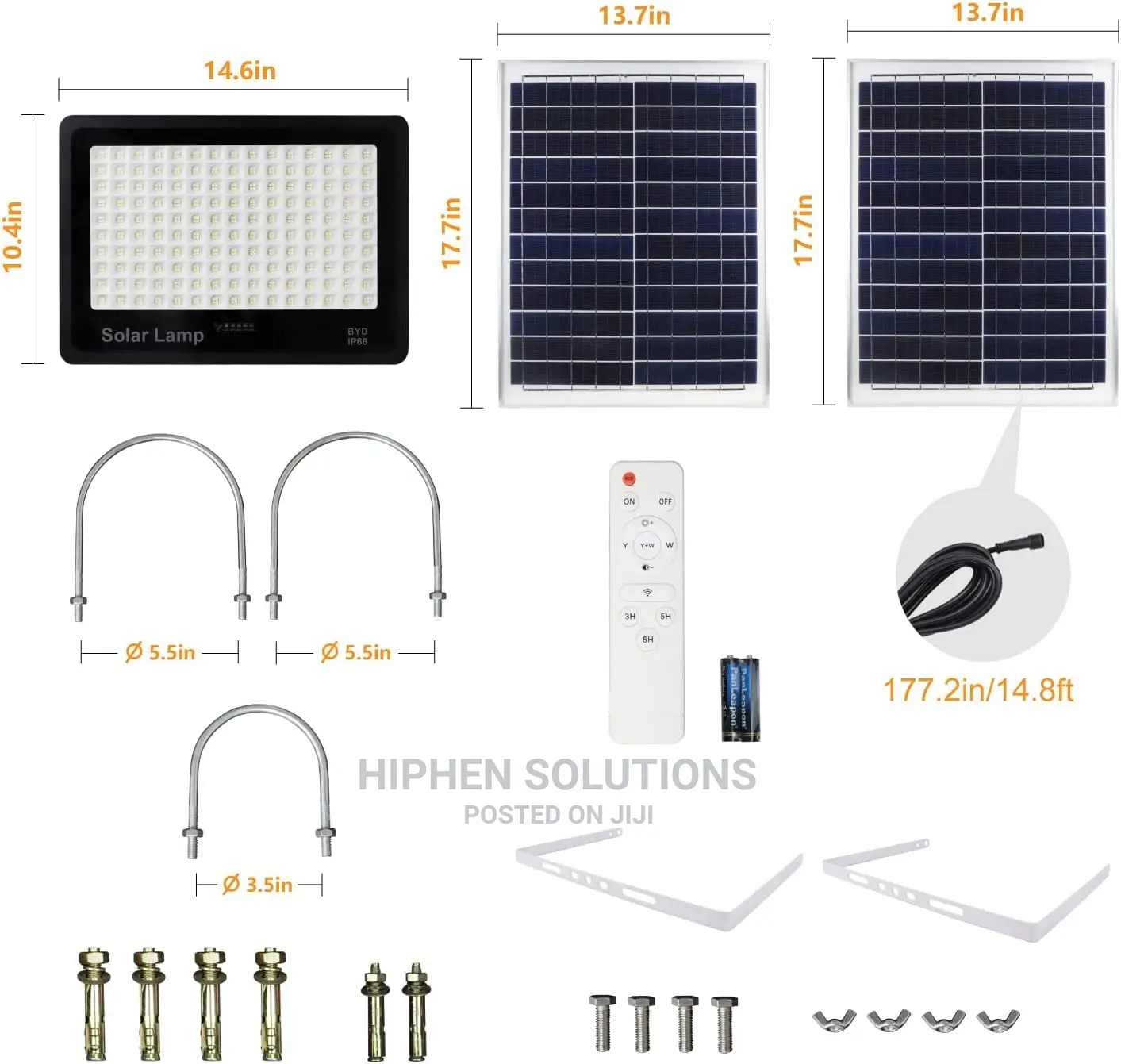 High Quality Solar Flood Light 400W