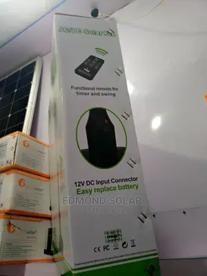 7ah 12V Rechargeable Solar Fan