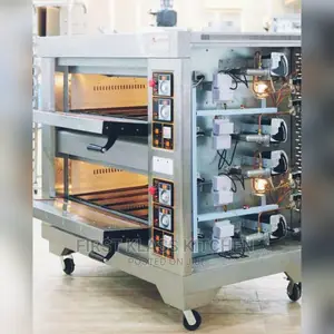 Commercial High Quality Gas Oven 4 Trays 2 Deck