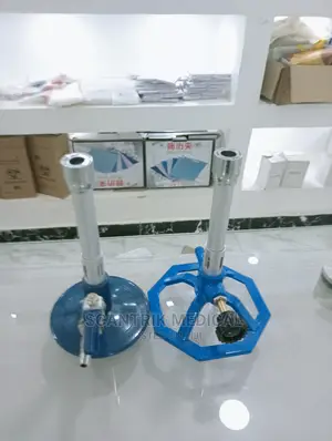 Medical Lab Bunsen Burner With Air Gas