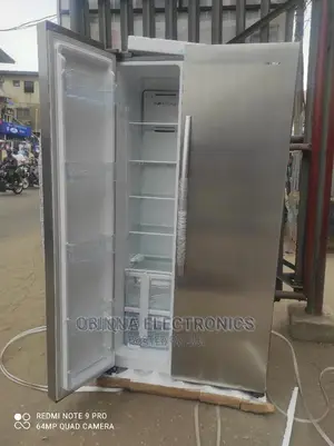 Brand New HISENSE SIDE-SIDE FRIDGE/520L/External/Silver/