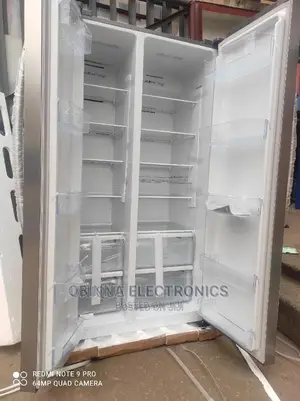 Brand New HISENSE SIDE-SIDE FRIDGE/520L/External/Silver/