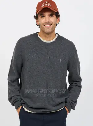 Pony Player Jumper With Embroidered Logo and Crew Neck