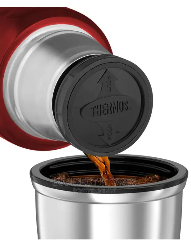 Thermos CRANBERRY RED Stainless Steel King Drink Flask,470ml for sale -  Bsdirect Stores  Price:  56,500 on Jiji.ng [Utako]