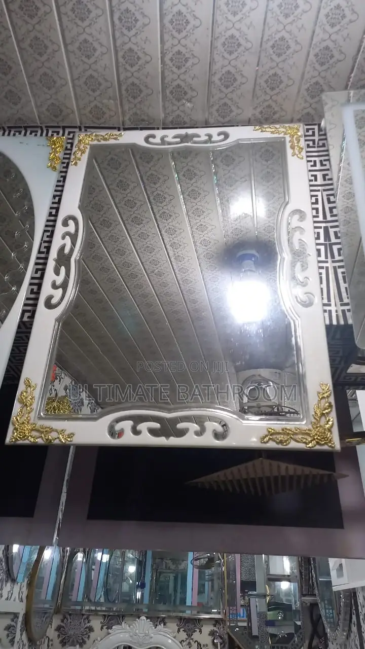 Gold Design Bathroom Mirror