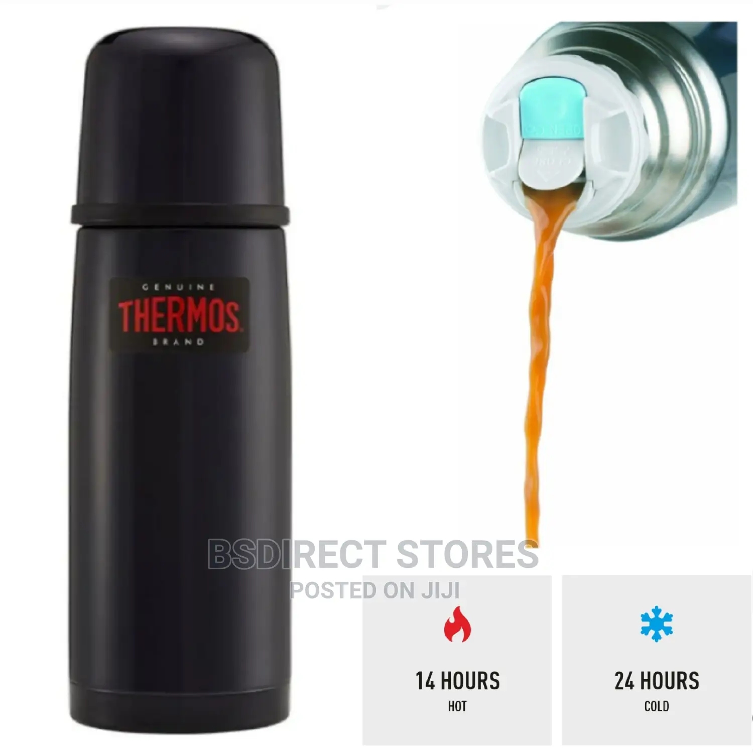 Thermos MIDNIGHT BLUE Light and Compact Flask 350ml