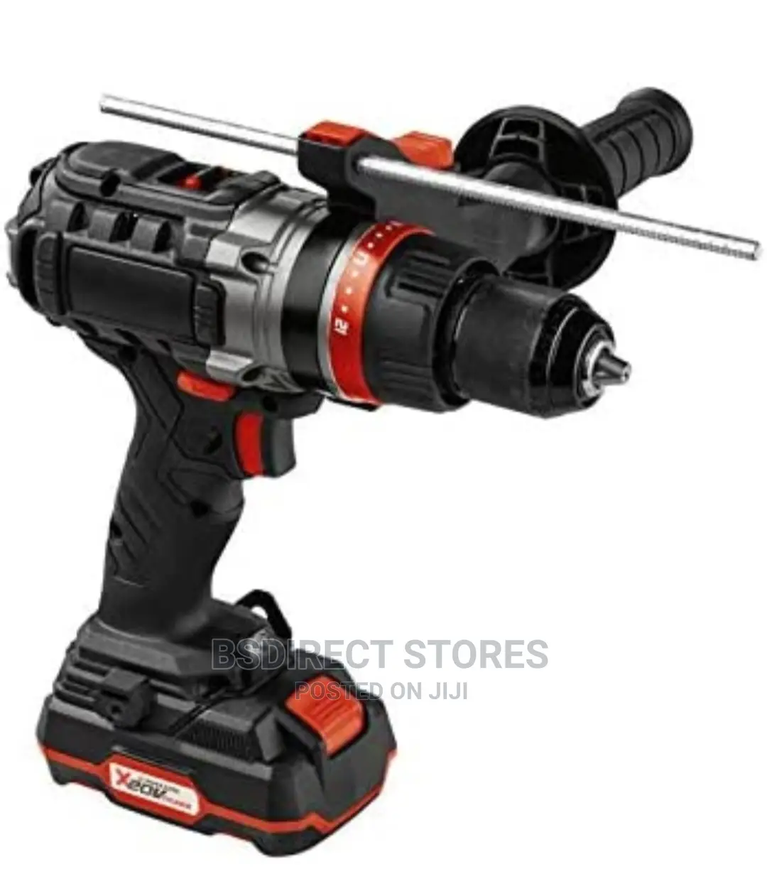 Parkside Cordless Hammer Drill 20v With Case 60 Piece Bits