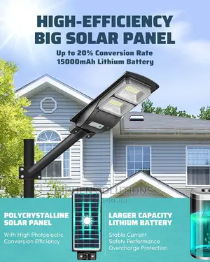 Top Notch Solar Flood Street Light 100W