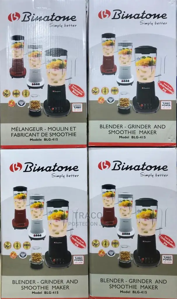 Binatone Blender Perfect Blend and Smoothie Maker BLG415 in Ipaja
