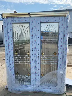 5ft Gold Stainless Glass Door