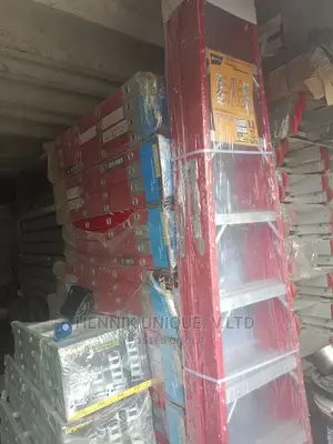Double Side Fiberglass Step Ladder With Tool Tray 6 Step X2