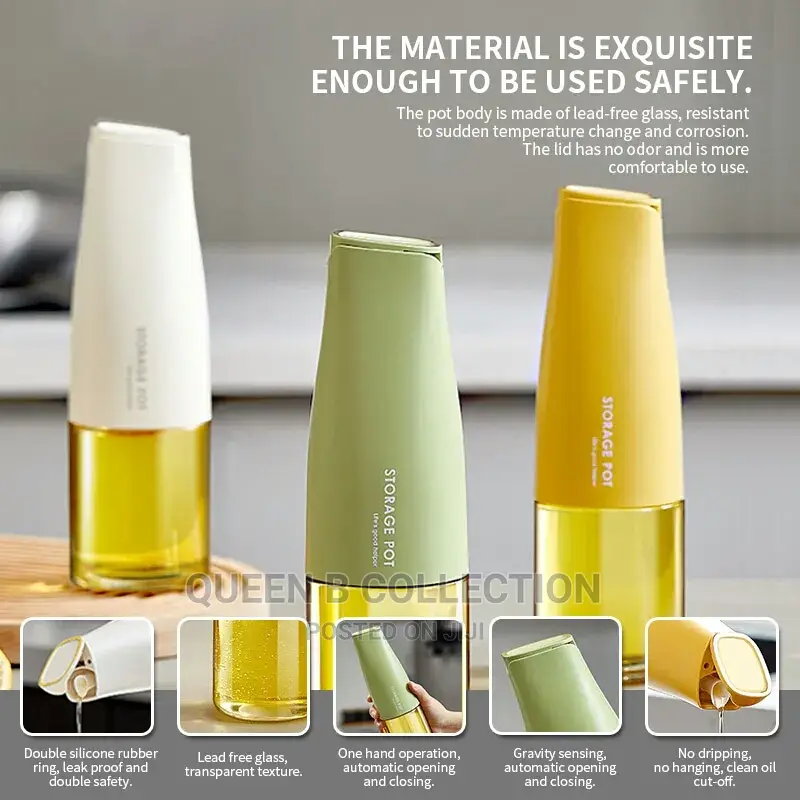 Transparent Refill Oil Bottle
