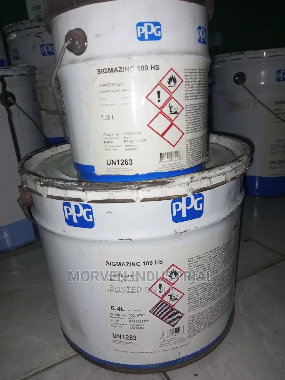 PPG SIGMAZINC 109 HS, Epoxy Rich Zinc Primer