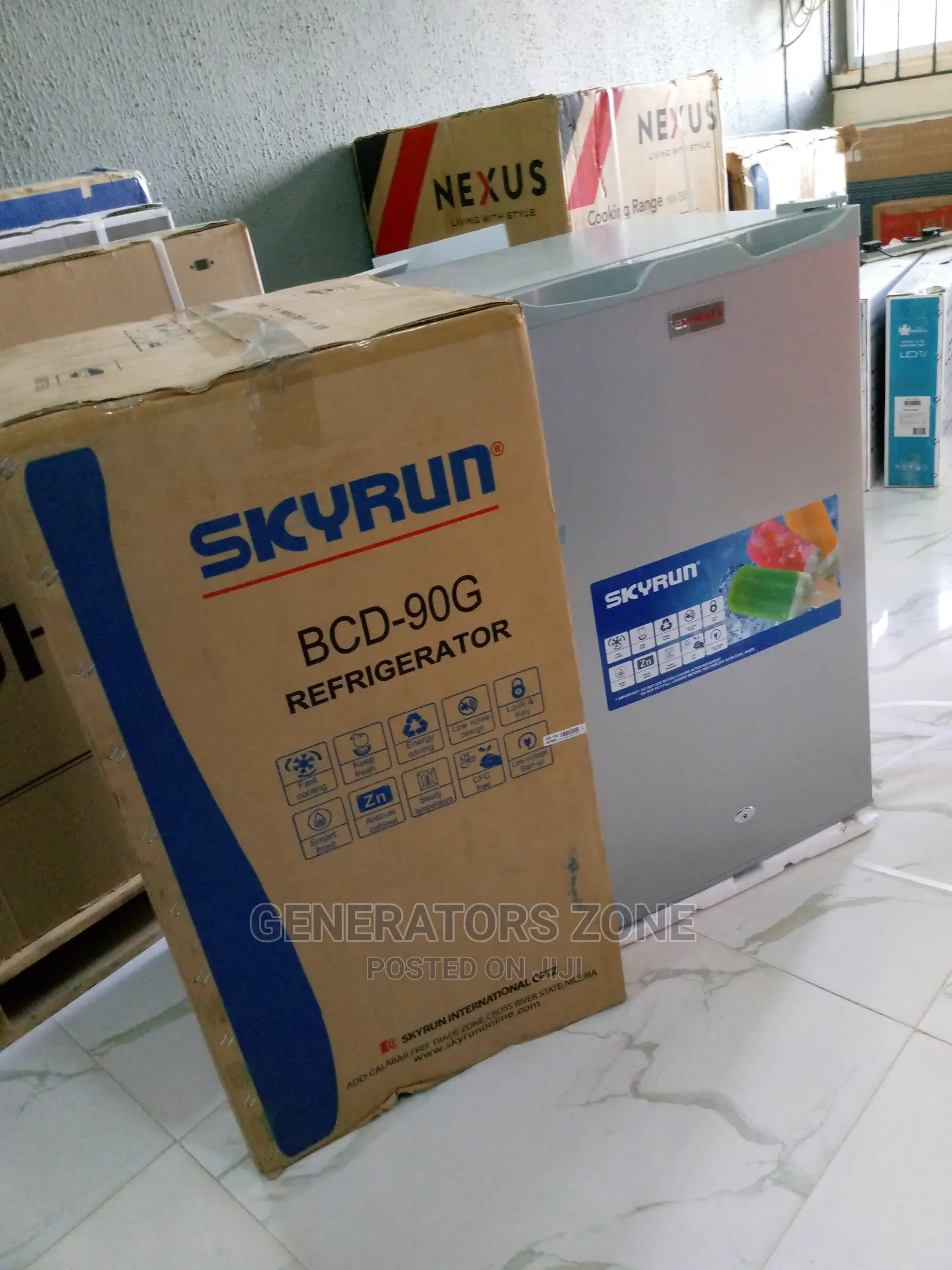 Single Top Freezer Skyrun Refrigerator-BCD-90g