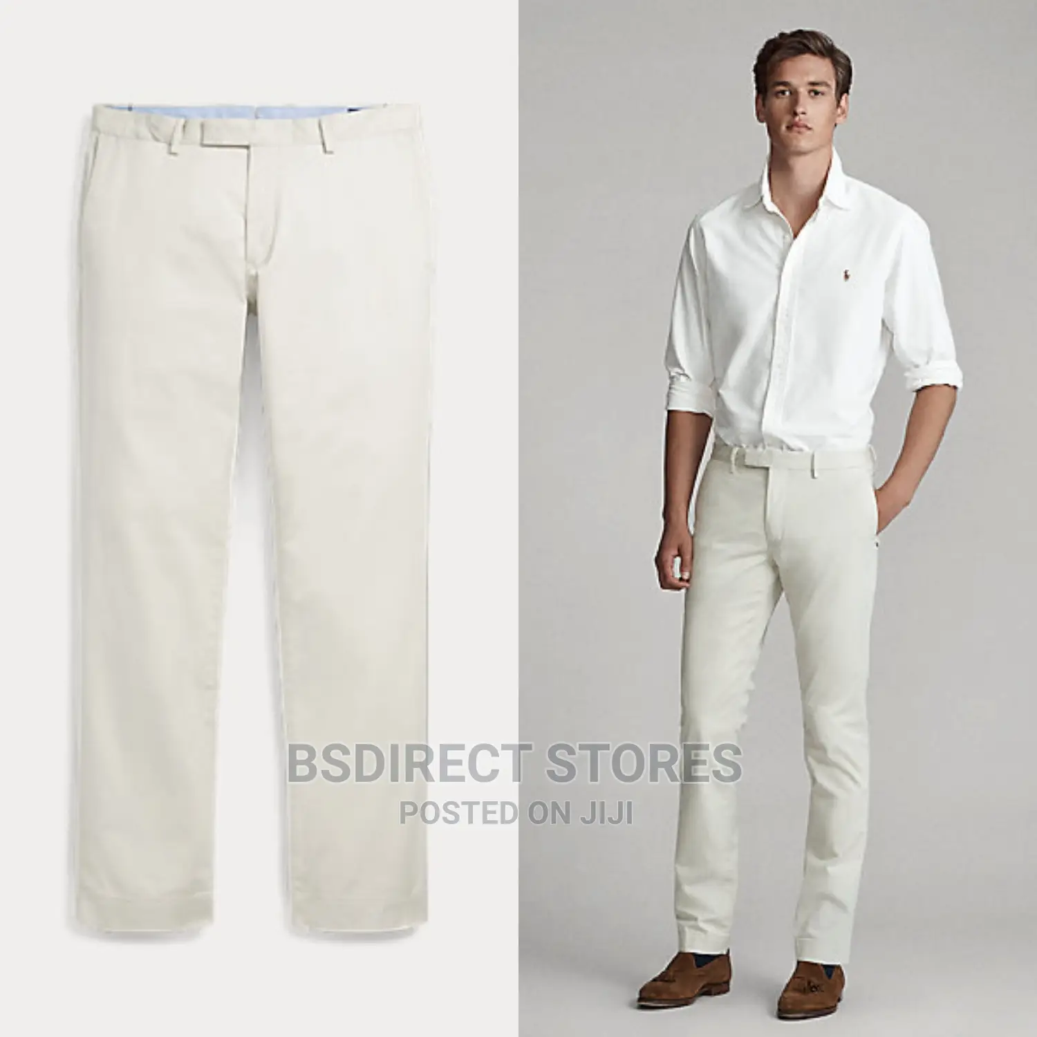 Polo Ralph Lauren BASIC SAND Stretch Slim Fit Chino Trouser