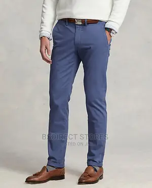 POLO RALPH LAUREN Navy Slim Fit Stretch Pant Casual Trouser
