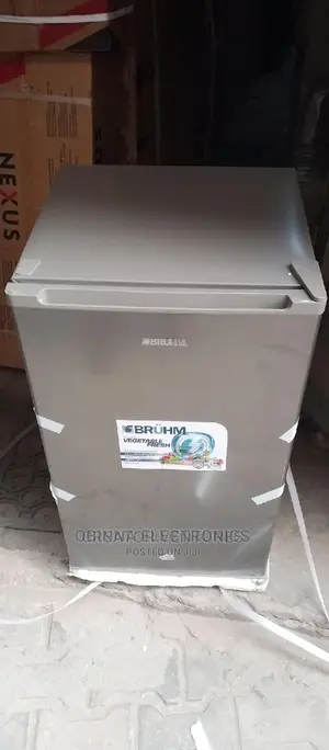 Brand New BRUHM Table Top Fridge/100l/Silver Color/External