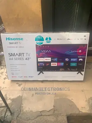 Brand New Hisense 43" Smart Full UHD Tv/Netflix/Wi-Fi/Usb