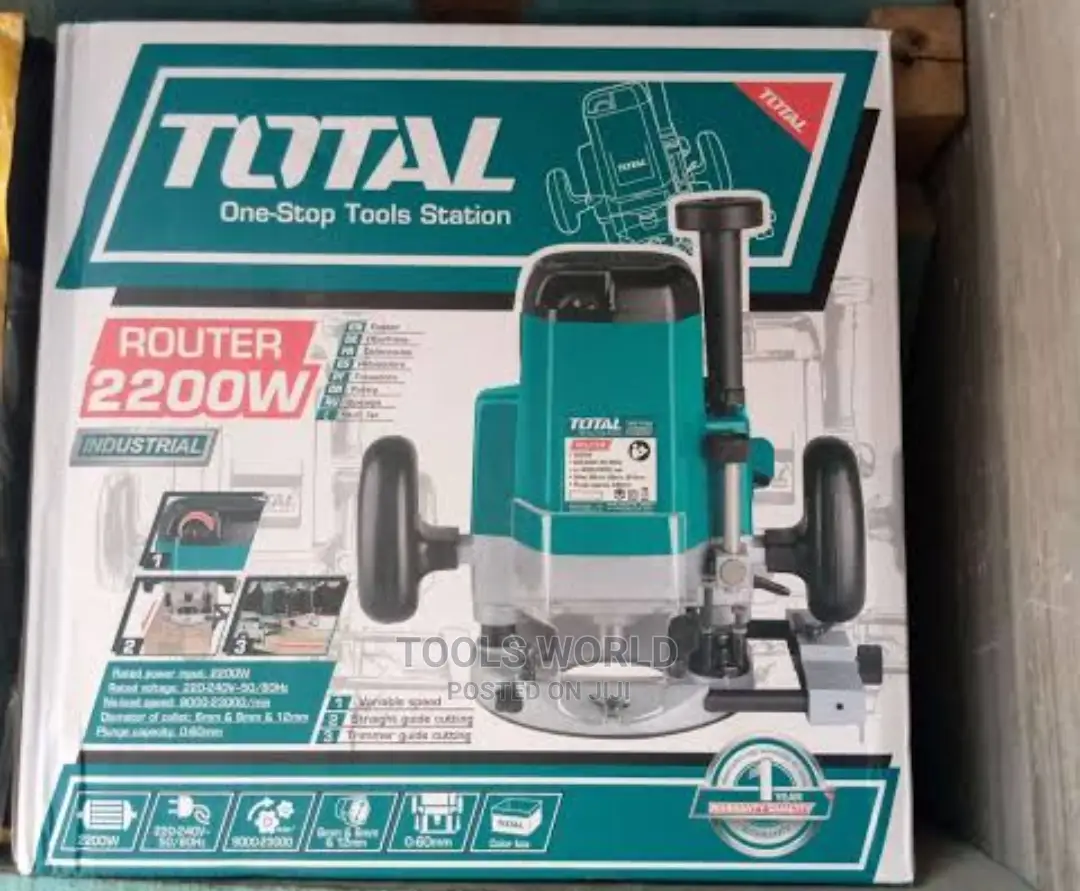 Total Tools Electric Router 2200W (Tr11122)