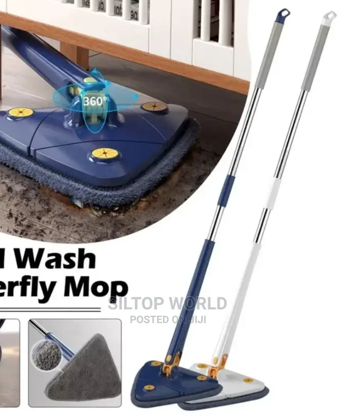 360 Degree Rotation Twist Triangular Mop