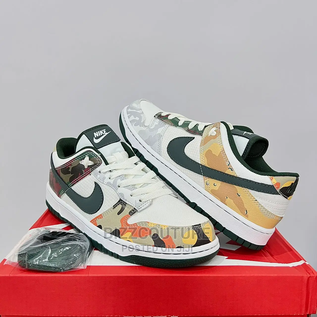 Original Nike Sb Dunk Low Multi Camo Available in Store