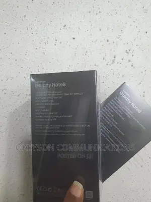 New Samsung Galaxy Note 8 64 GB Black