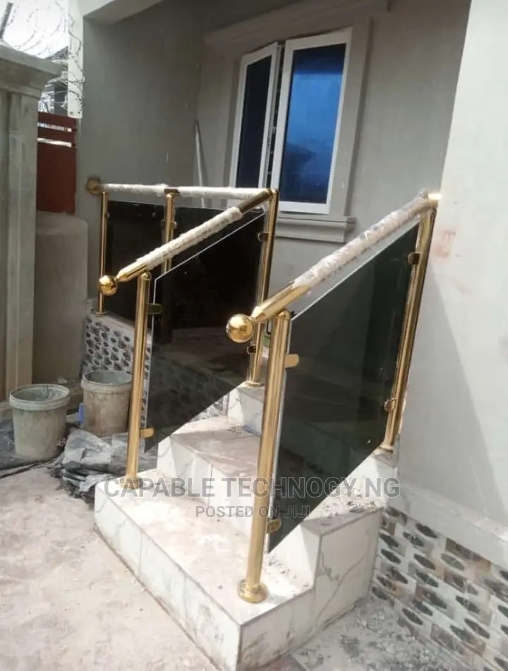 Stainless Gold Handrail’S