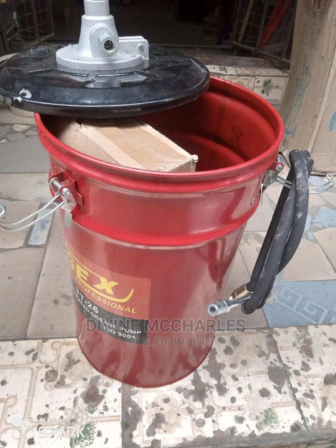 25liters Manual Grease Bucket