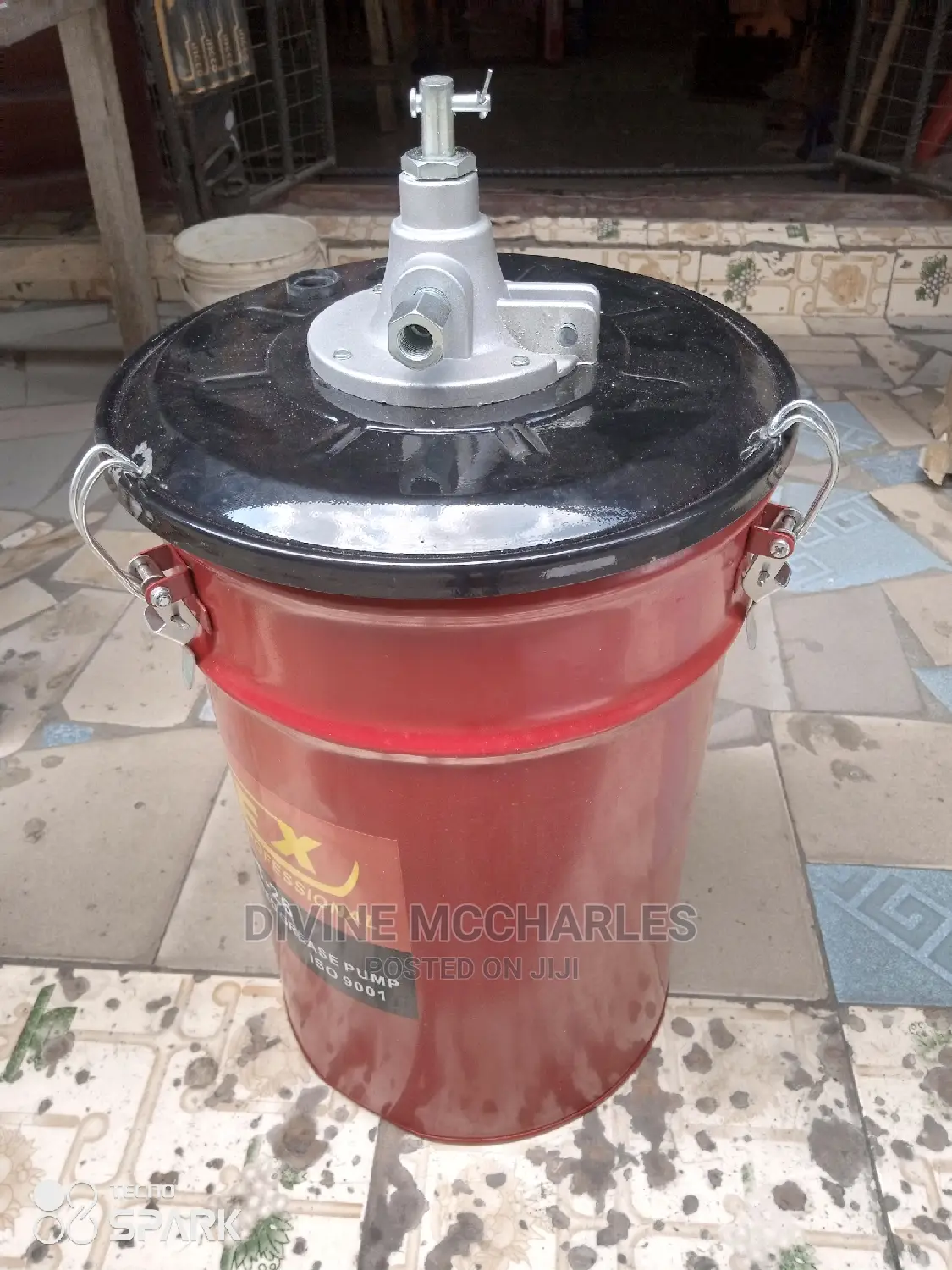 25liters Manual Grease Bucket