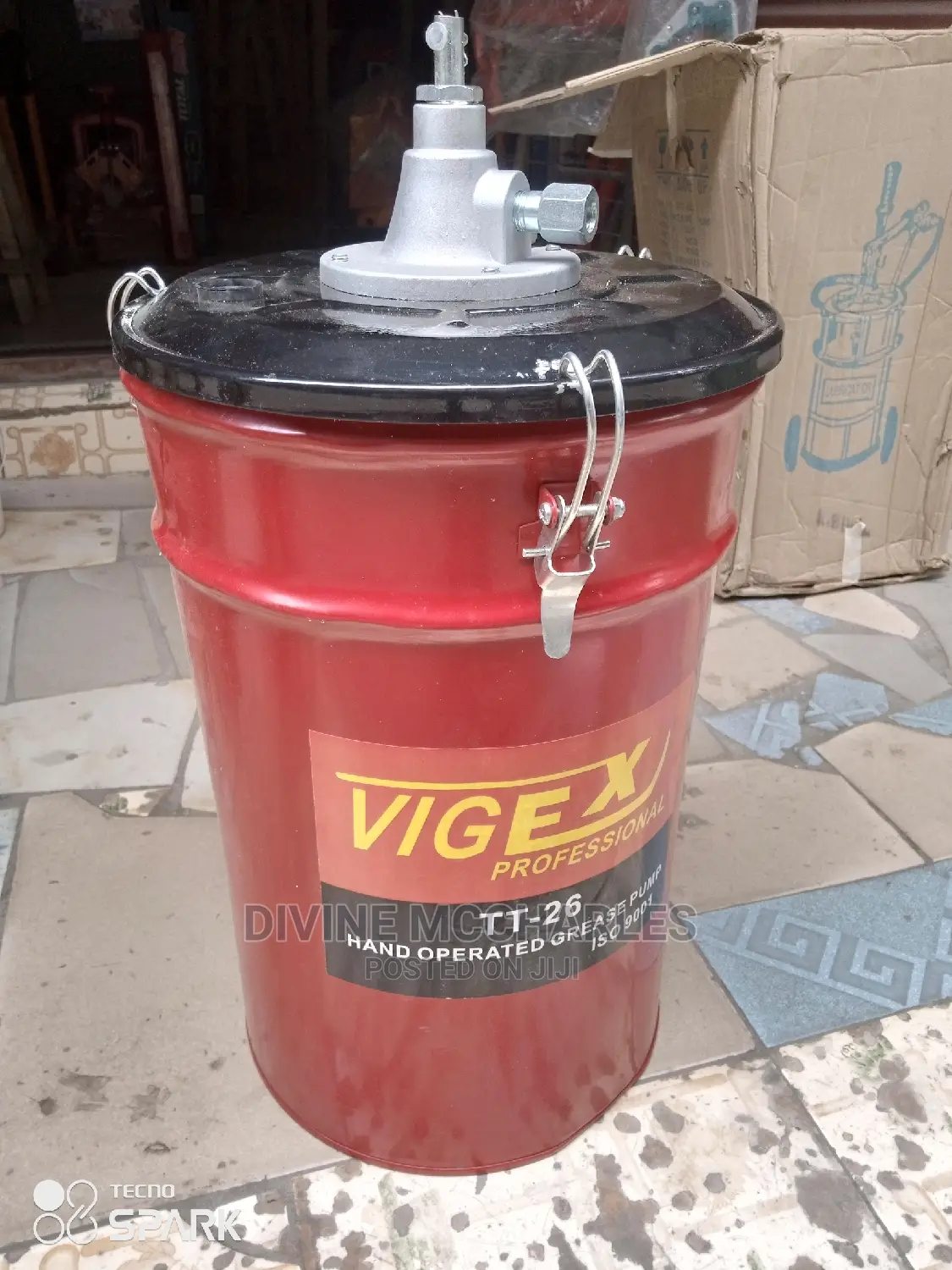 25liters Manual Grease Bucket