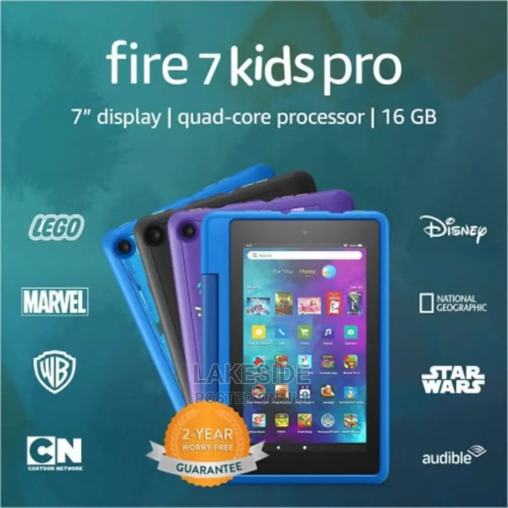 New Amazon Fire 7 Kids Pro 16 GB Blue