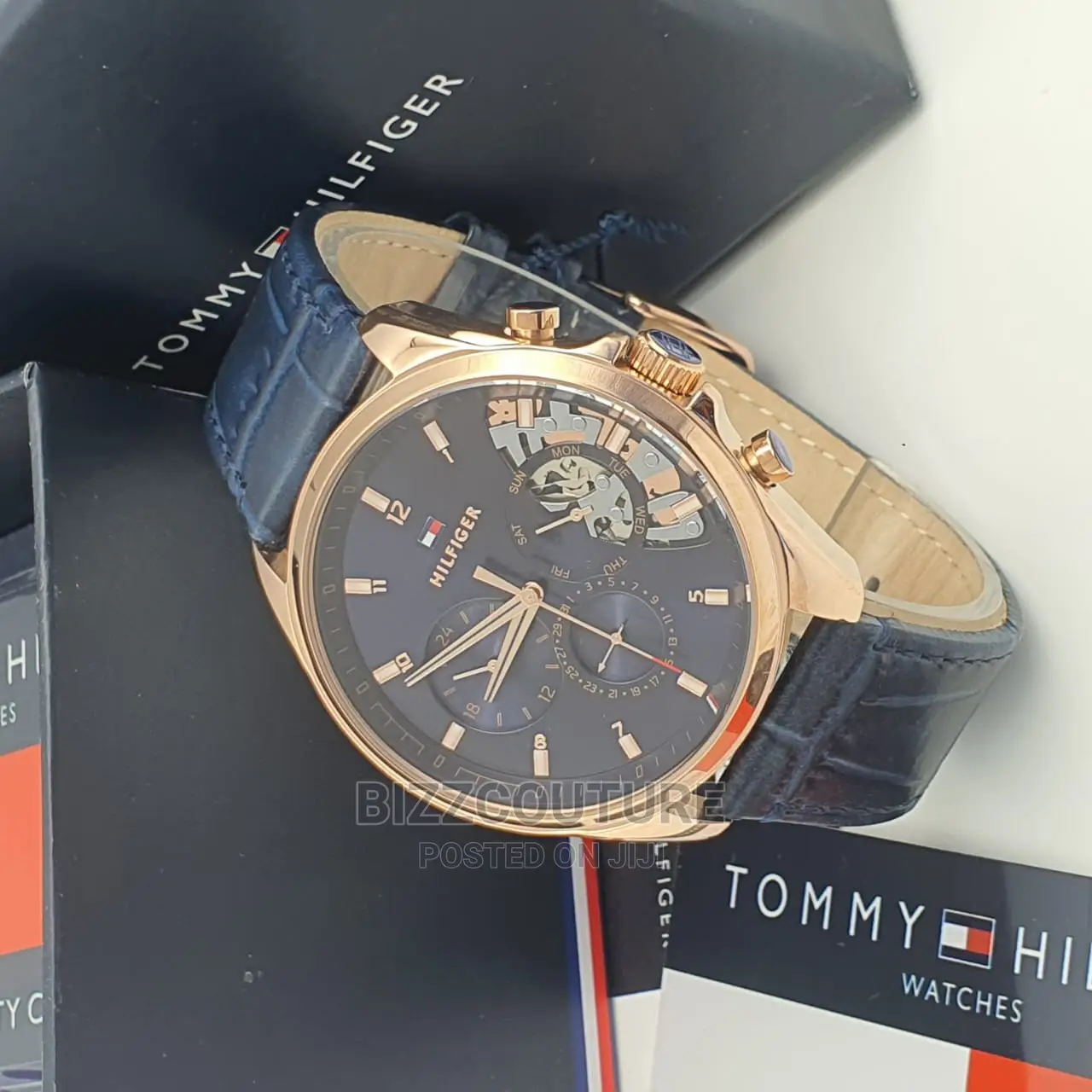 Original TOMMY HILIFIGER Leathef Strap Available in Store
