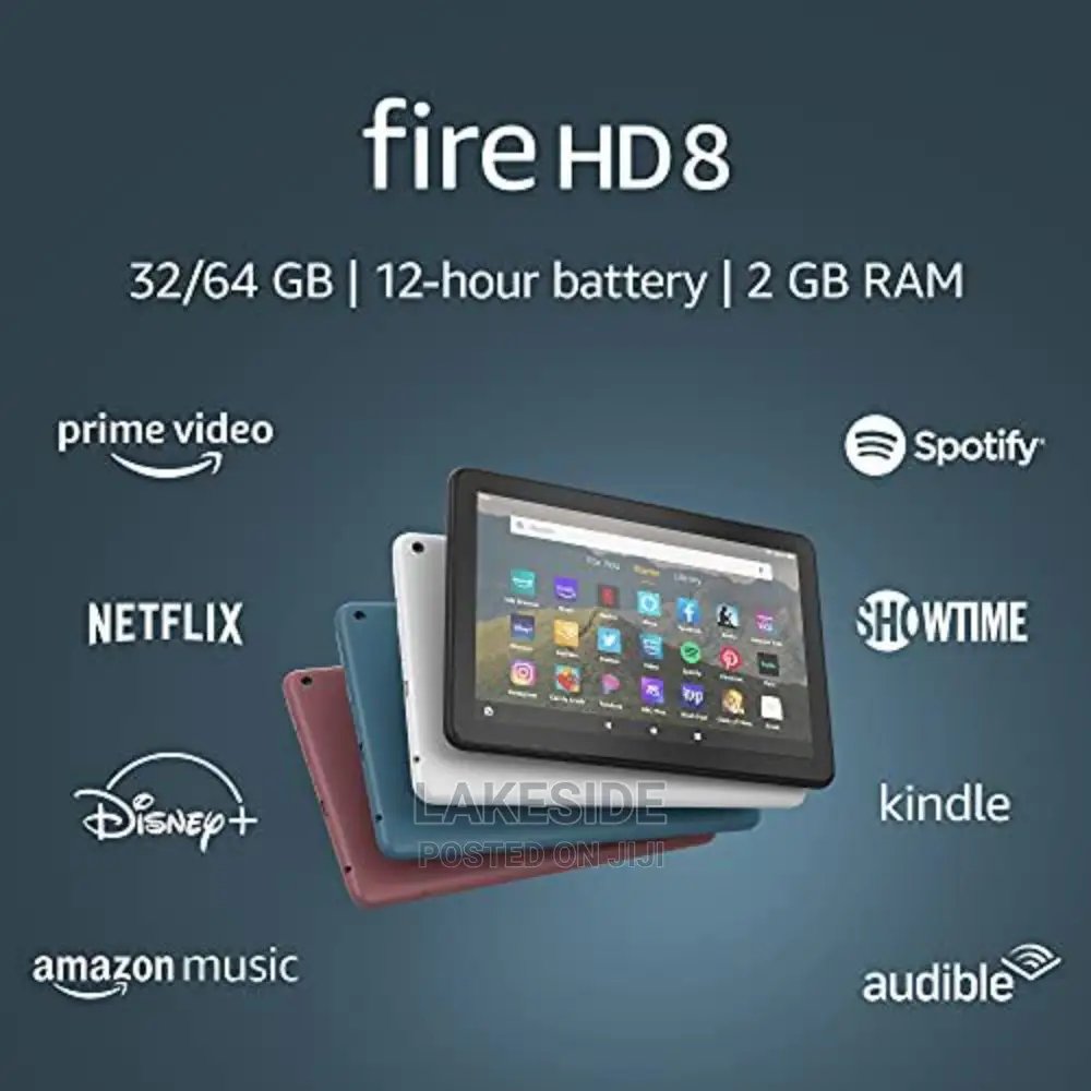 New Amazon Fire HD 8 (2020) 32 GB Black