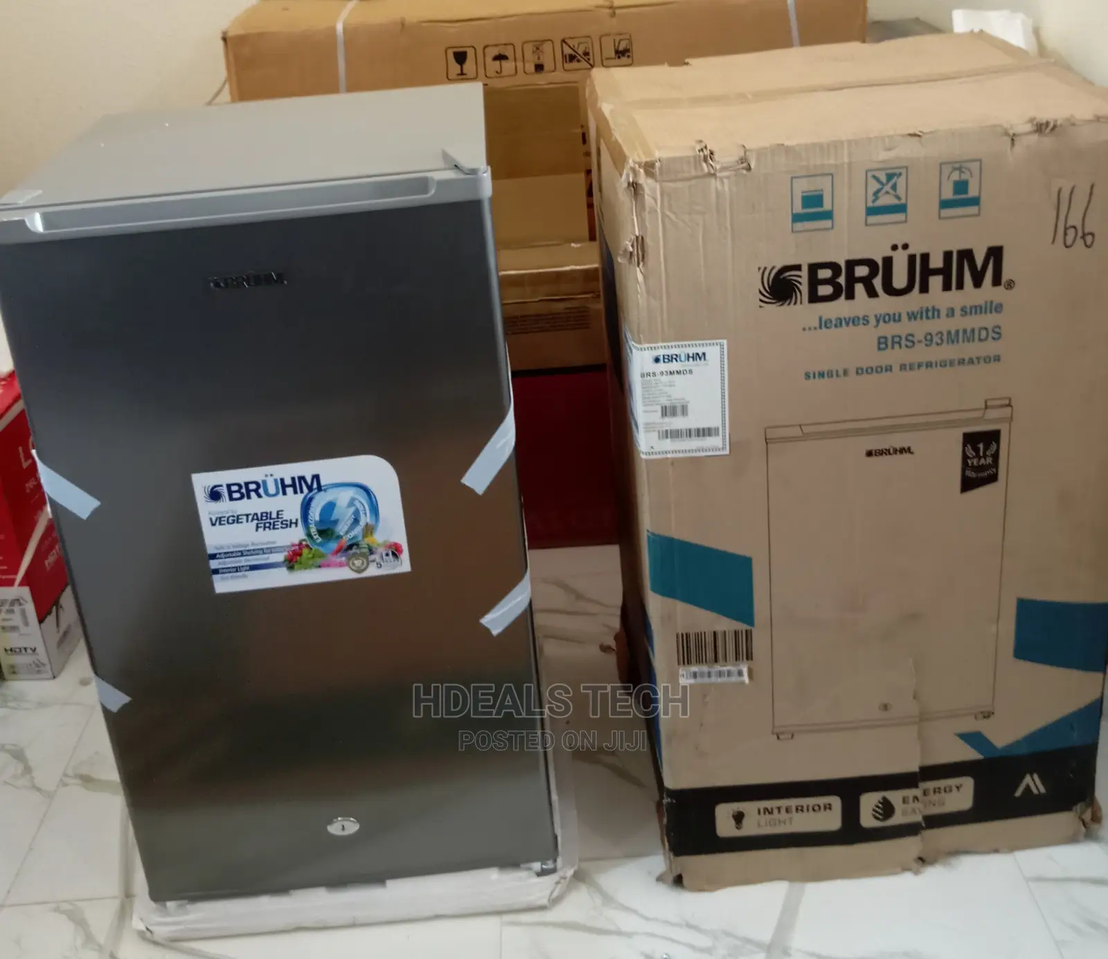 Latest BRUHM Single Door Refrigerator [BRS-93MMDS].