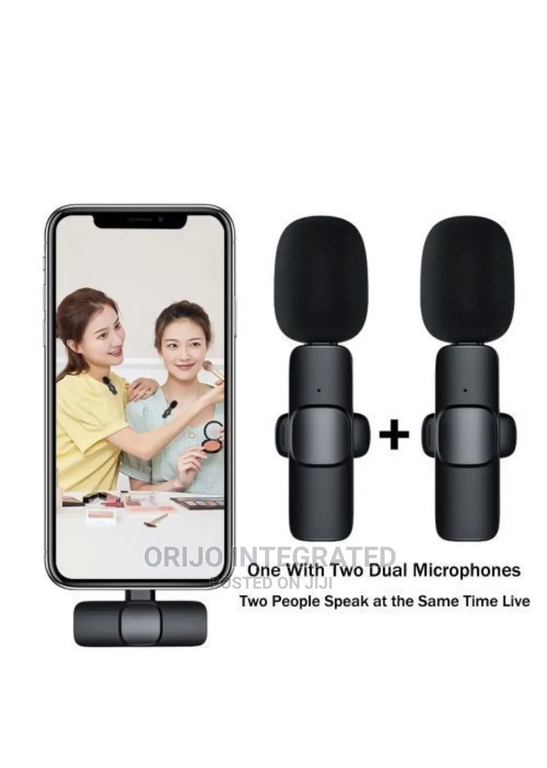 Mini Wireless Dual Microphones for Android/iPhone Devices