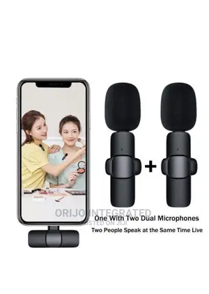 Mini Wireless Dual Microphones for Android/iPhone Devices
